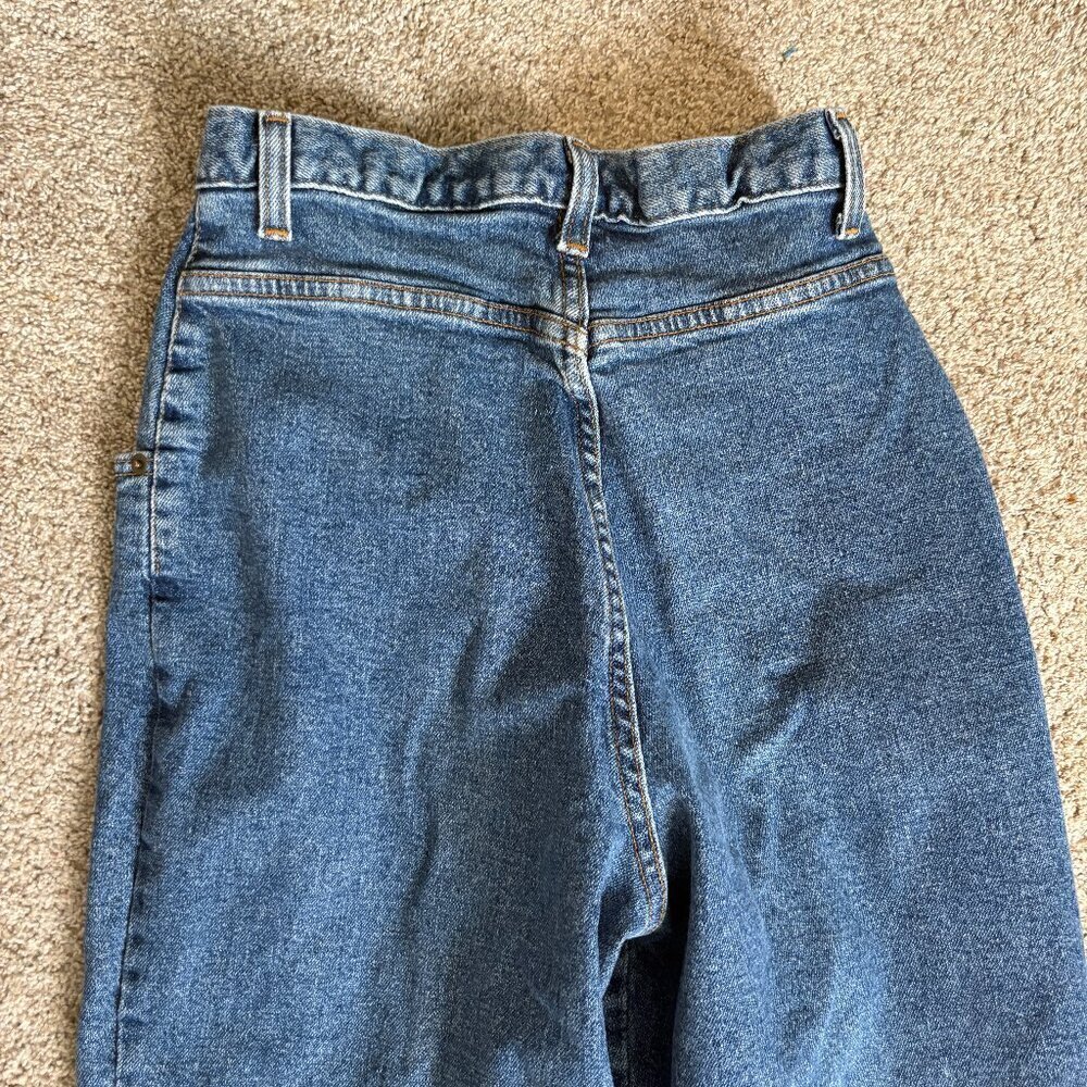 Retro Vintage Nevada high waisted mom jeans Bareback Size 8 Denim 90s Y2K - Picture 2 of 12